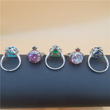 Four-Piece Set Star And Round Shapes European And American Style Tanzanite