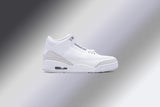 Air Jordan 3 Retro 'Pure Money' - White/Metallic Silver