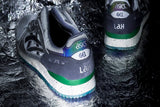 Asics x SneakerLAH x HUNDRED% Gel-Lyte III - Piedmont Grey/Shamrock Green