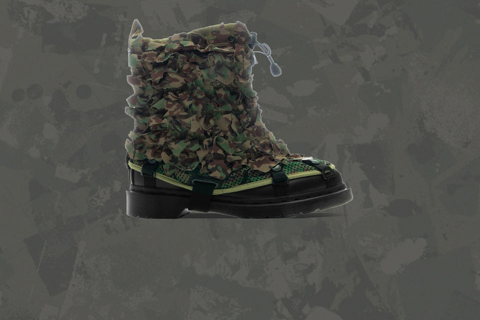 Dr. Martens x Babylon 1460 - Black/Camo