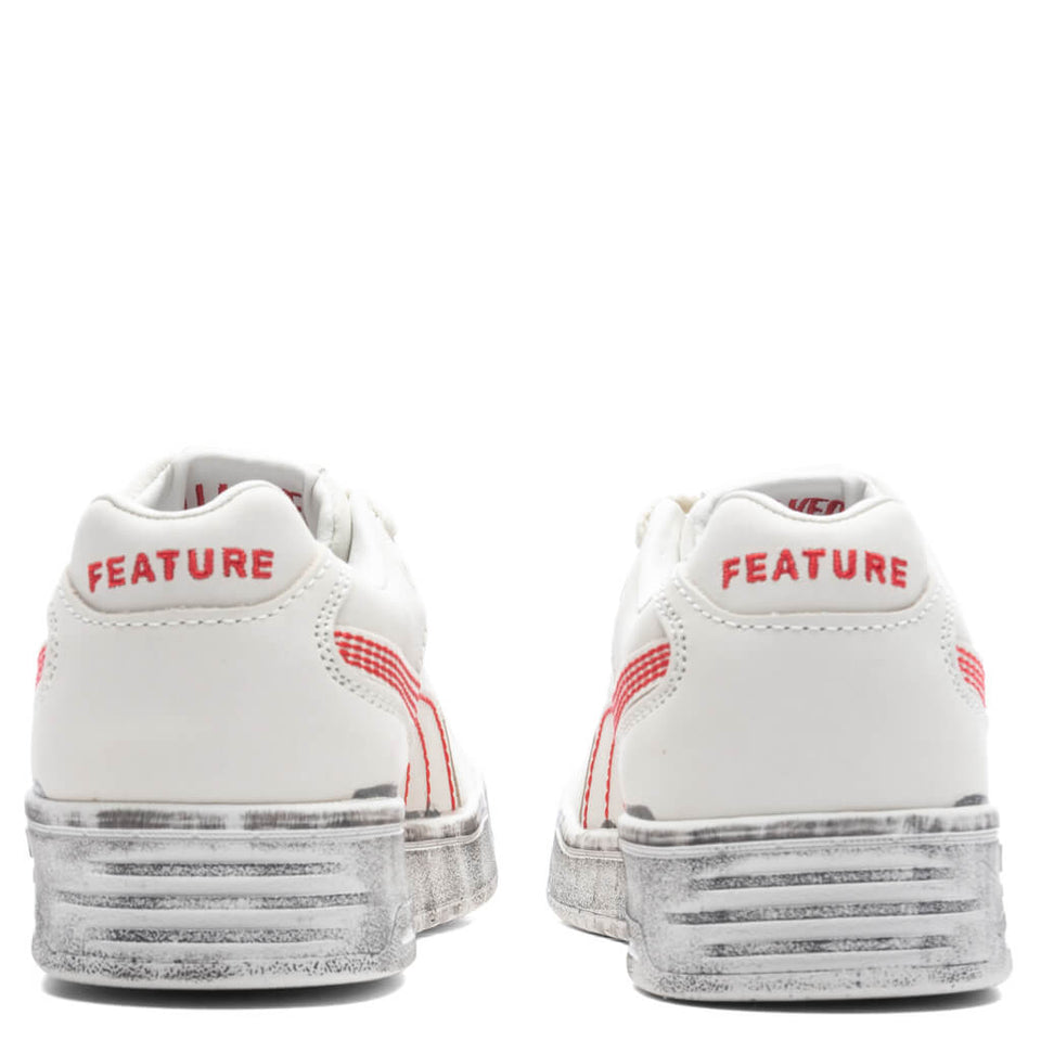 Puma x Feature Slipstream Lo - Vapor Gray/Pop Red