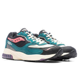 3D Grid Hurricane Midnight Swimming - Green/Black