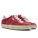 Women's Soul-Star Suede Sneaker - Dark Red/Milk